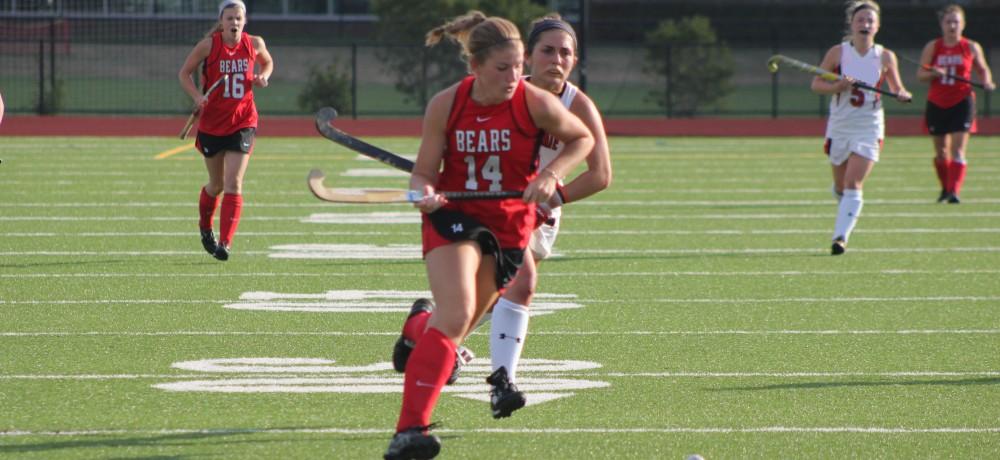 Arnold's Hat Trick Leads Field Hockey to 5-1 Win over NEC
