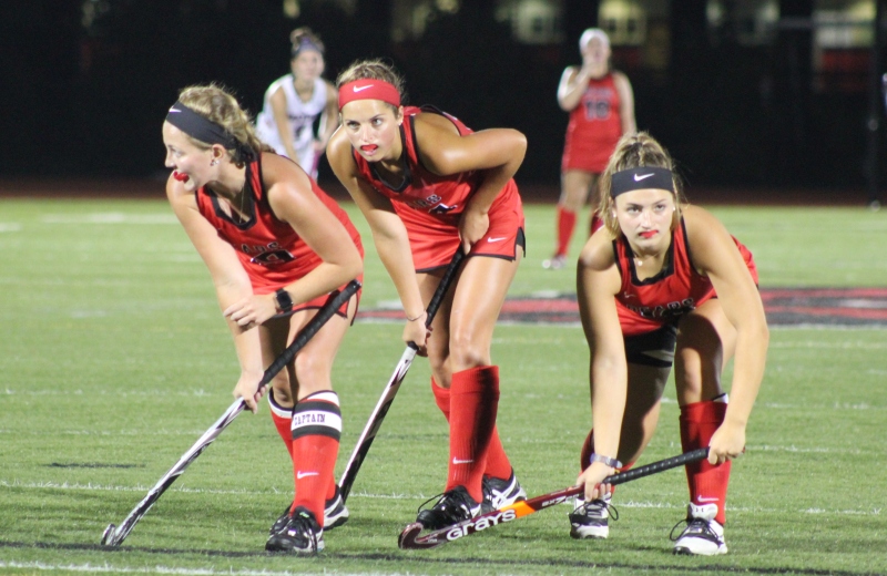 Hayes' Hat Trick Lifts Field Hockey to Dramatic 4-3 Overtime Win