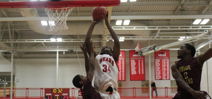 Men's Basketball Edged by RIC, 56-53