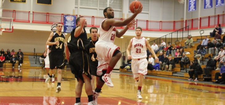 Men's Basketball Downs Wentworth in OT, 67-64, to Advance to ECAC Semifinals