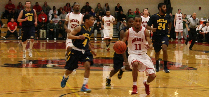 Monteiro Nets 27 to Lead Men's Hoops to 89-80 MASCAC Win over MCLA
