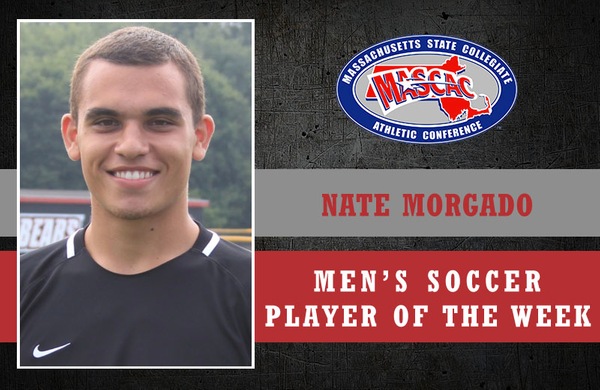 Nate Morgado Named MASCAC Men's Soccer Player of the Week