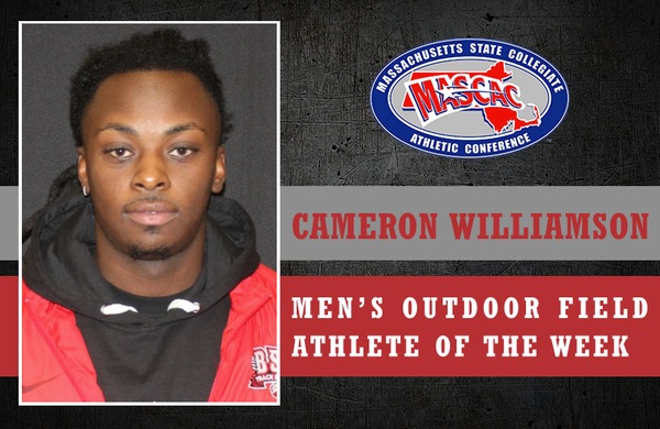 Cameron Williamson Named MASCAC Men’s Outdoor Field Athlete of the Week