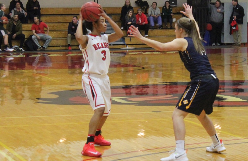 Lindland, Page Lead Women's Basketball to 77-65 Win over Fitchburg State