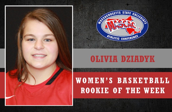 Olivia Dziadyk Named MASCAC Women's Basketball Rookie of The Week