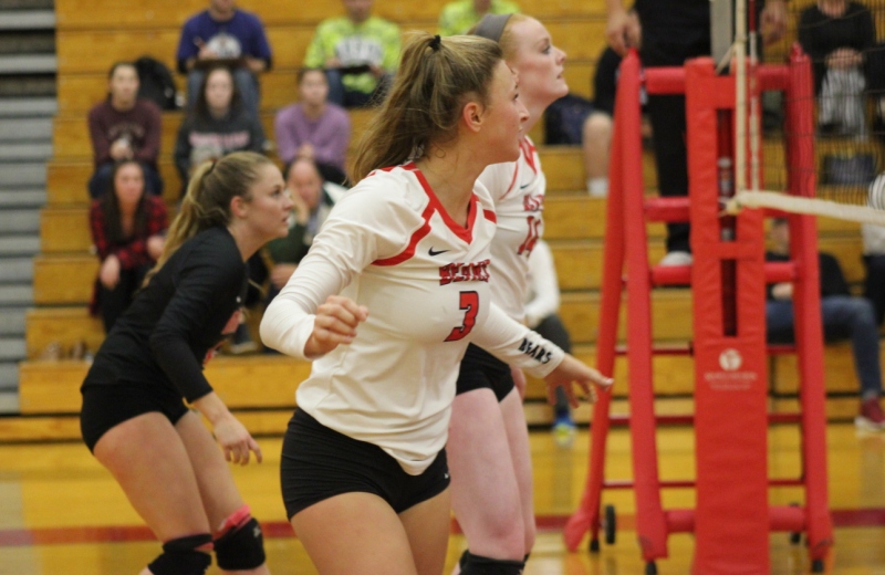 Volleyball Falls to Worcester State, 3-0