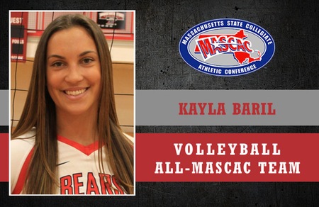 Kayla Baril Named to All-MASCAC Volleyball Team