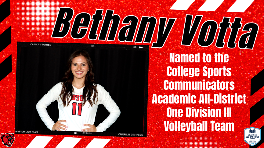 Bethany Votta Named to CSC Academic All-District&reg; One Volleyball Team