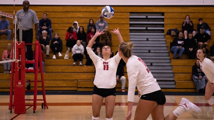 Volleyball Drops Pair of Matches at Westfield Tri