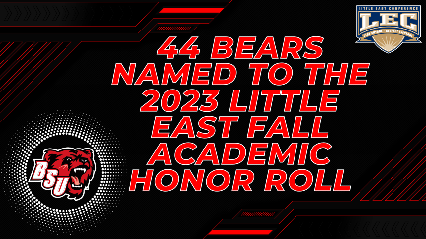 44 Bears Named to Little East Fall Academic Honor Roll