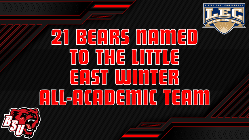 Twenty-One Bears Named to Little East Winter All-Academic Team