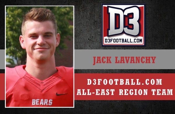 Jack Lavanchy Named to D3football.com All-East Region Team