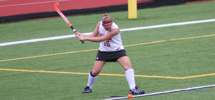 Phillips Notches Hat Trick to Lead Field Hockey to 8-3 Win over Southern Maine