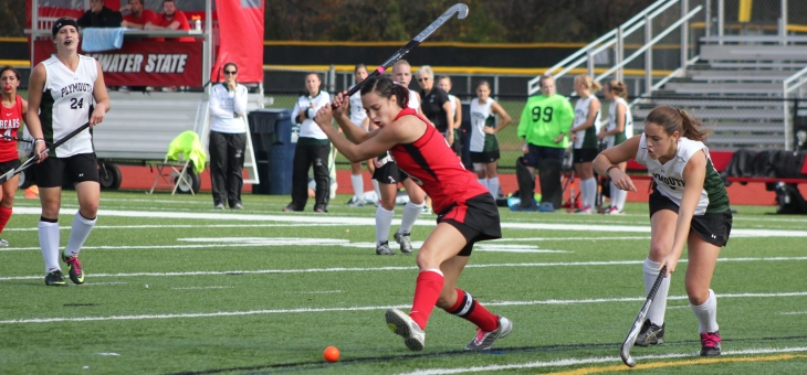 Field Hockey Downs Plymouth State, 3-2, Behind Farland's Two Goals