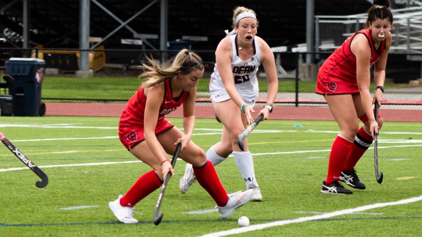 Field hockey Tops Dean for First Win of the Season