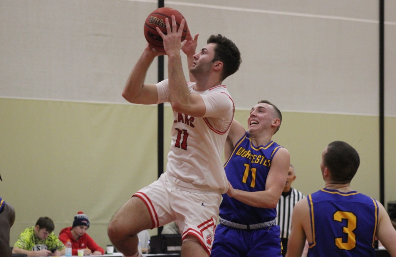 Carney Paces Men's Hoops to 83-73 Win over Worcester State