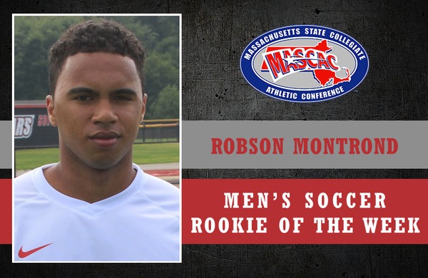 Robson Montrond Named MASCAC Men's Soccer Rookie of the Week