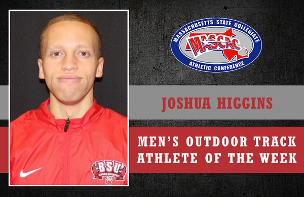 Joshua Higgins Named MASCAC Men's Outdoor Track Athlete of The Week