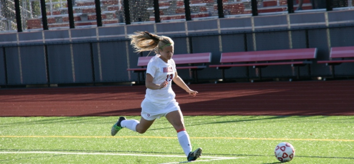 Jonasson's Hat Trick Leads Women's Soccer to 10-0 Win over Fitchburg