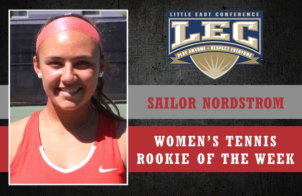 Sailor Nordstrom Named Little East Women's Tennis Rookie of the Week
