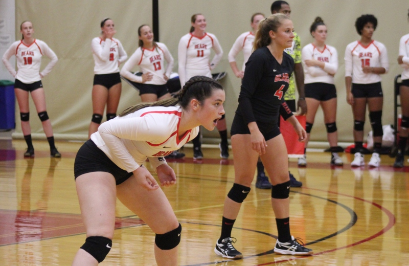 Volleyball Swept by Regis in Hard-Fought Contest