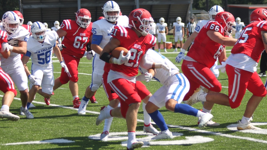 Football Stunned by UNE in Overtime, 23-20