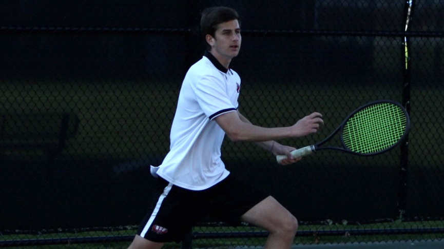 Men's Tennis Drops 6-3 Decision to Wentworth