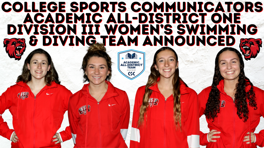 Four Bears Named to CSC Academic All-District&reg; One Women's Swimming &amp; Diving Team